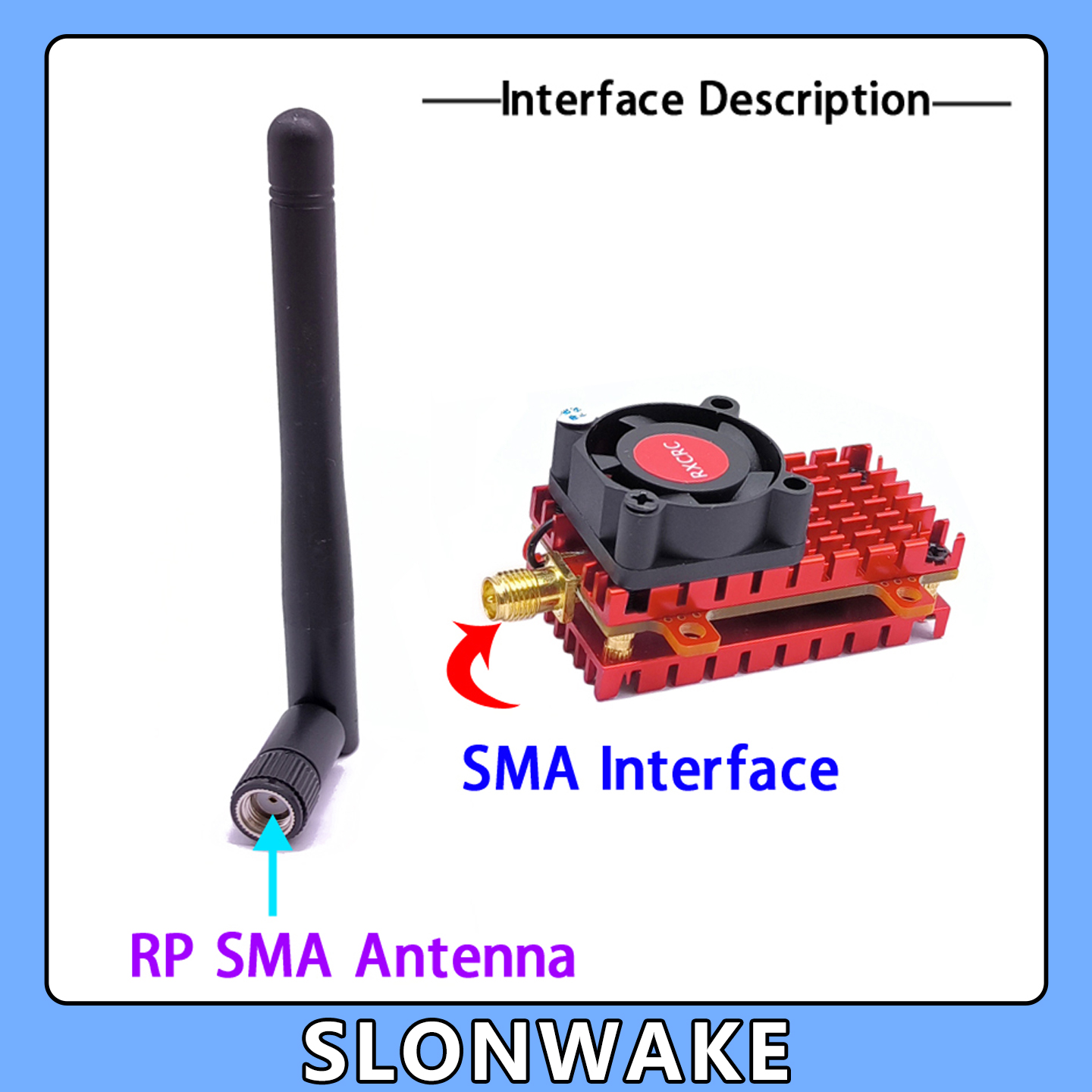 SLONWAKE 5,8G 2W VTX FPV 1800T - Drone Racing Camera reseña y precio