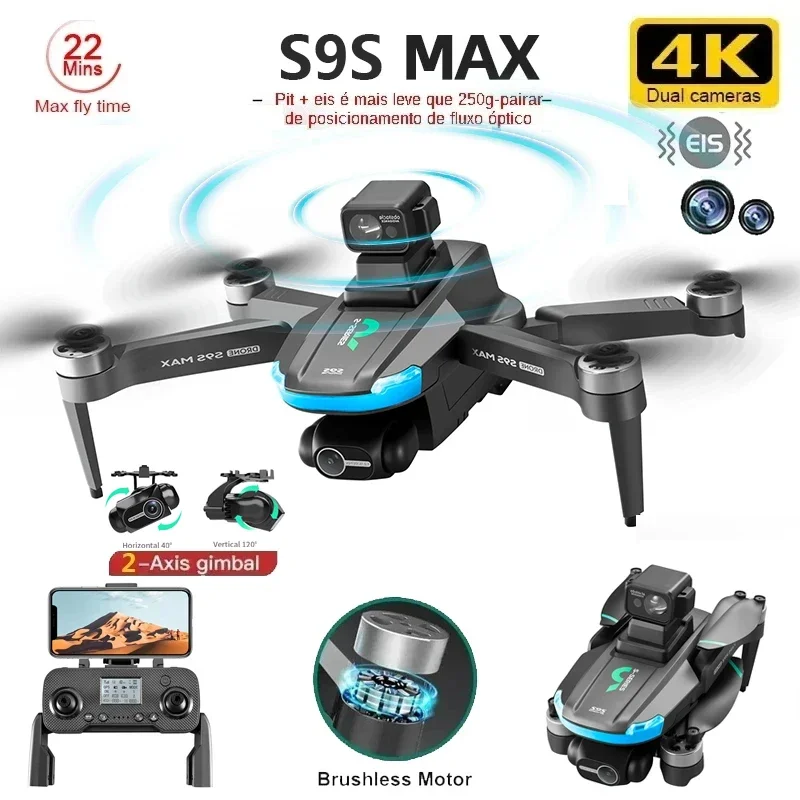 Nuevo S9S MAX MINI Drone 4K 2  - Drone Racing Camera reseña y precio