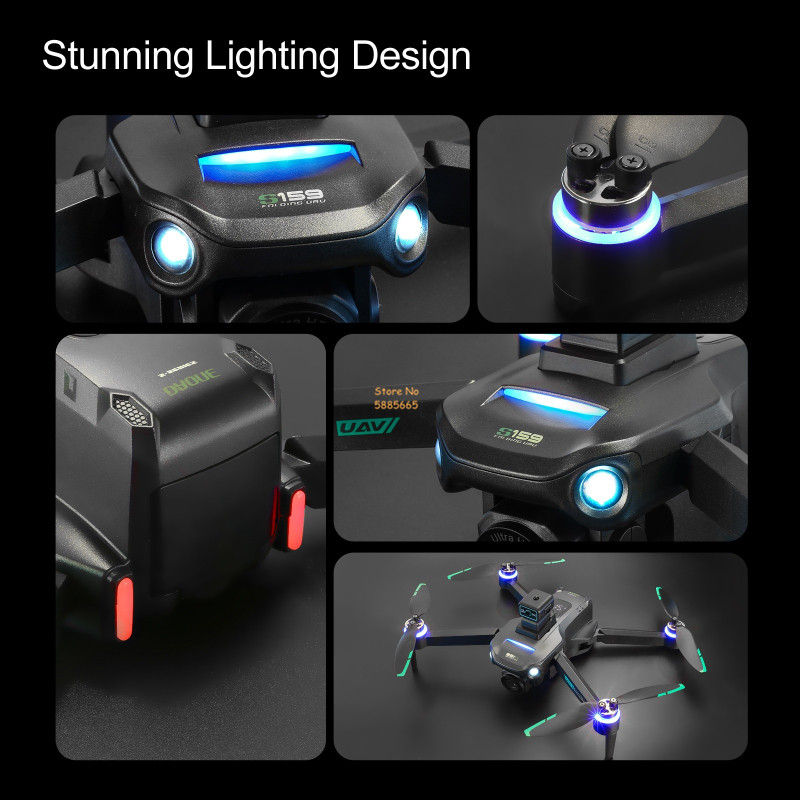 8K Cámara Dual 5G WIFI FPV Con - Drone Racing Camera reseña y precio
