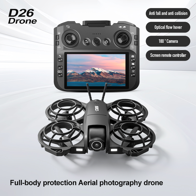 Dron D26 4K Aéreo HD 180 °   D - Drone Racing Camera reseña y precio