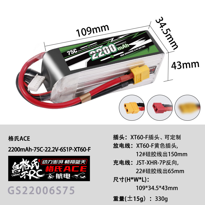 NUEVA Batería Lipo Gens ACE 22 - Drone Racing Battery reseña y precio