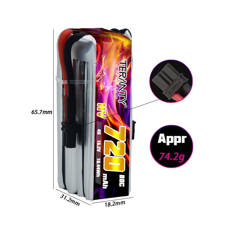 Batería Lipo HV TERANTY 720mAh - Drone Racing Battery reseña y precio