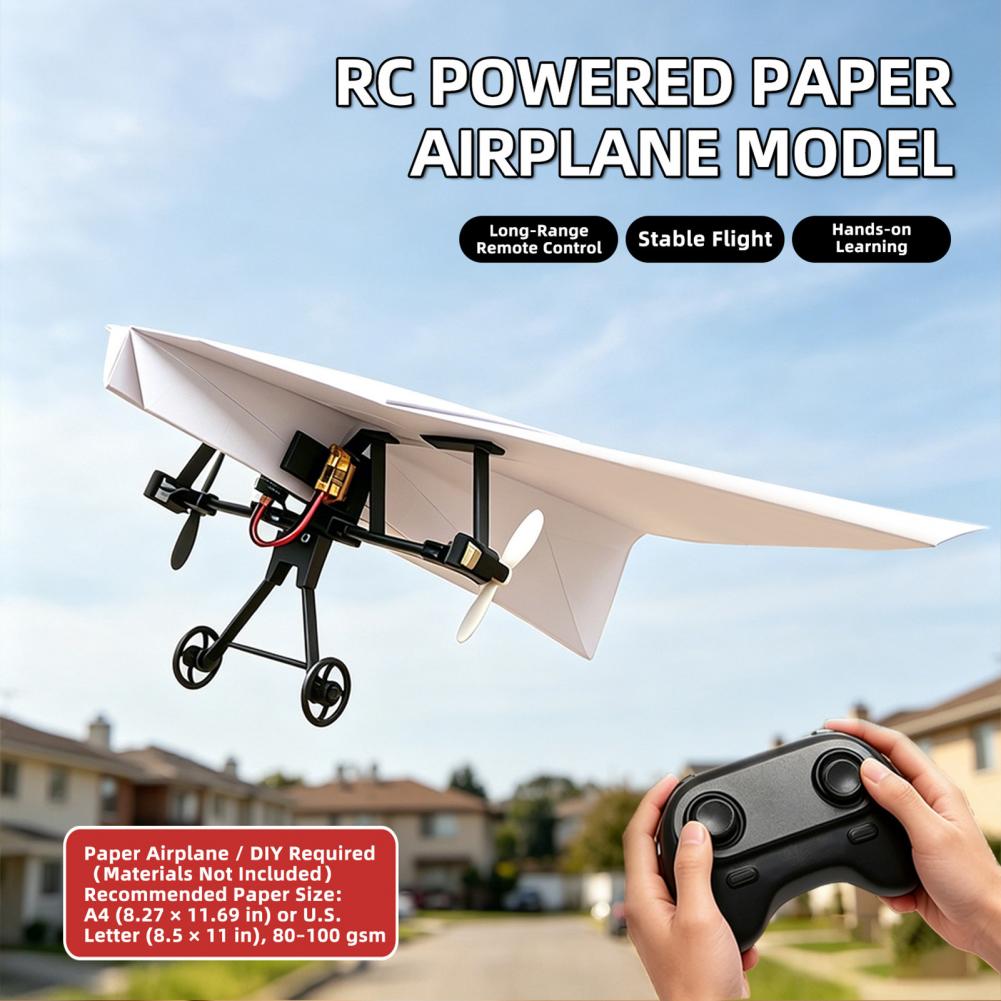 Avión de Papel con Control Rem - Drone Racing Flag reseña y precio
